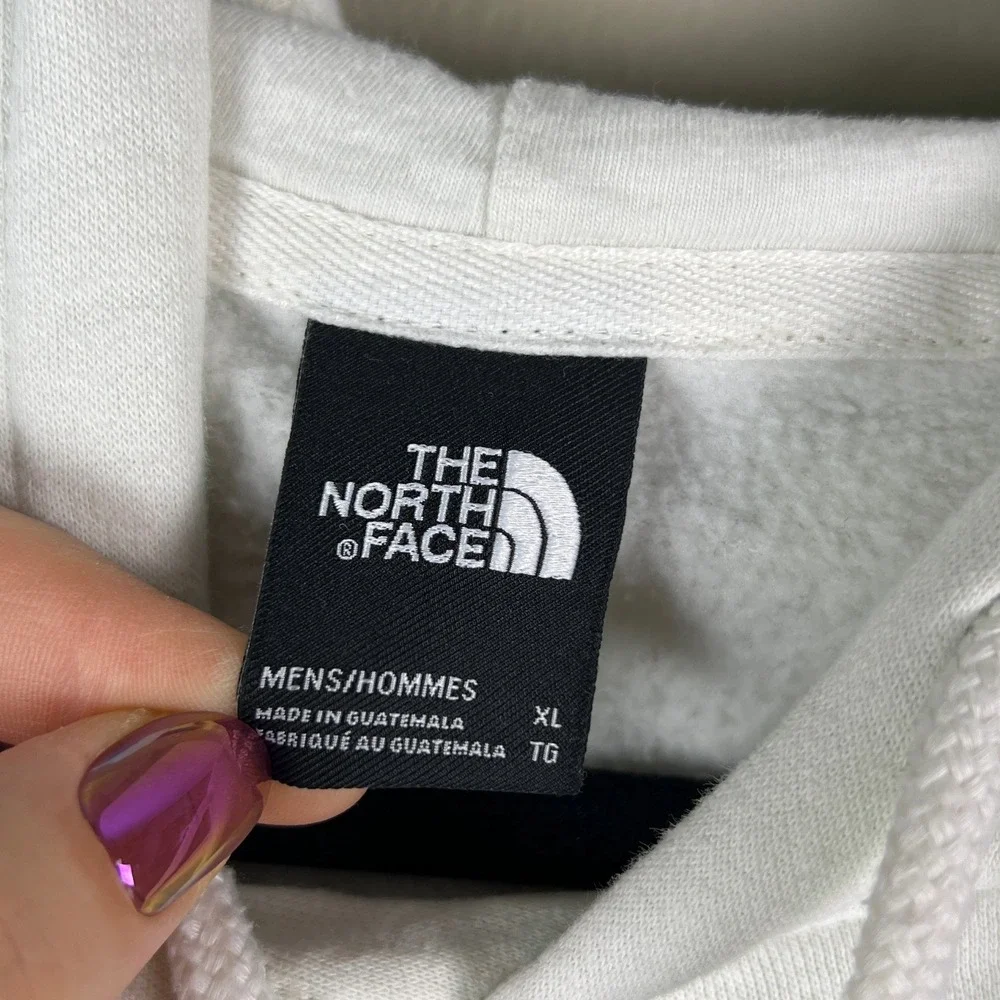 The North Face Hoodie Men's XL White Never Stop Exploring Graphic Gorpcore